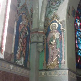 Mosaik: Heilige Helena und Petrus