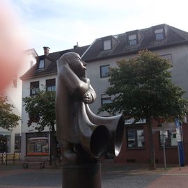 Dülkener Marktbrunnen - Die vier Winde von Kurt Sandweg am Alten Markt in Viersen