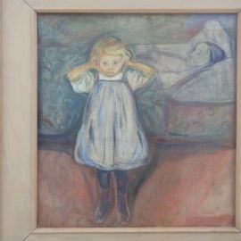 Eduard Munch (1863-1944) das Kind und der Tod 1899
