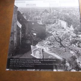 historische Aufnahmen vom dem Sinnwellturm aus gesehen - nach dem Krieg