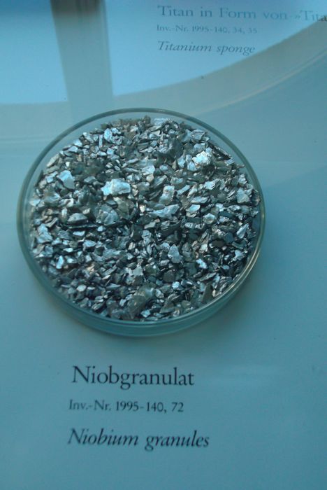 Niob-Granulat - Elemente Aluminium