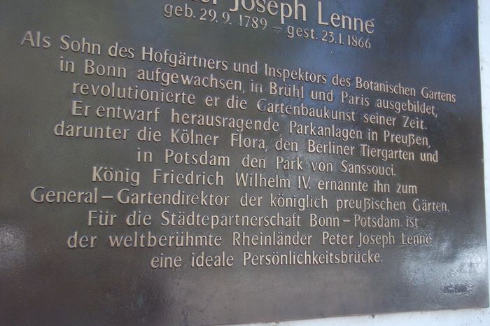 Geburtshaus Peter Joseph Lenné