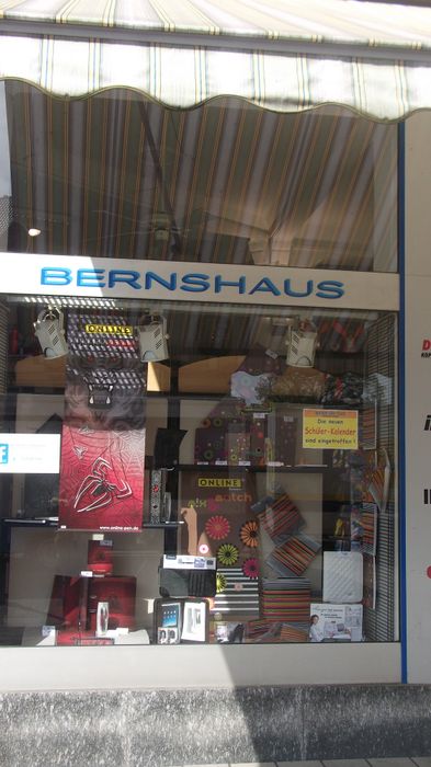 Fensterauslage im Bernshaus