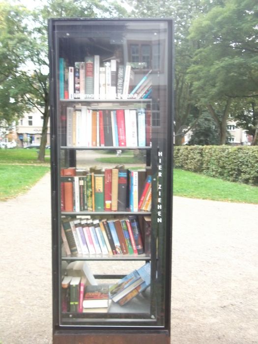 Offener Bücherschrank Leipziger Platz