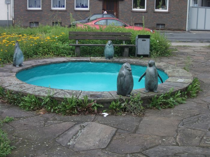 Pinguin Brunnen