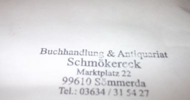 Antiquariat und Buchhandlung Schmöckereck - Holk Maisel in Sömmerda