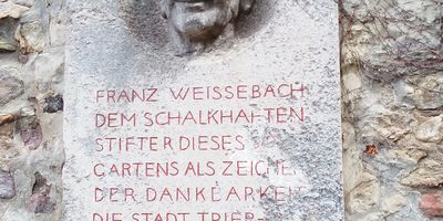 Gedenktafel Franz Weissenbach in Trier