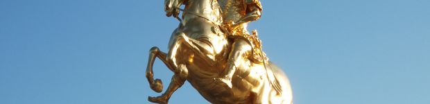 Bild zu Denkmal "Goldener Reiter" für Kurfürst August den Starken v. Sachsen