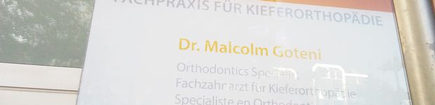 Bild zu Goteni Malcolm Dr.Internationale Kieferorthopädie
