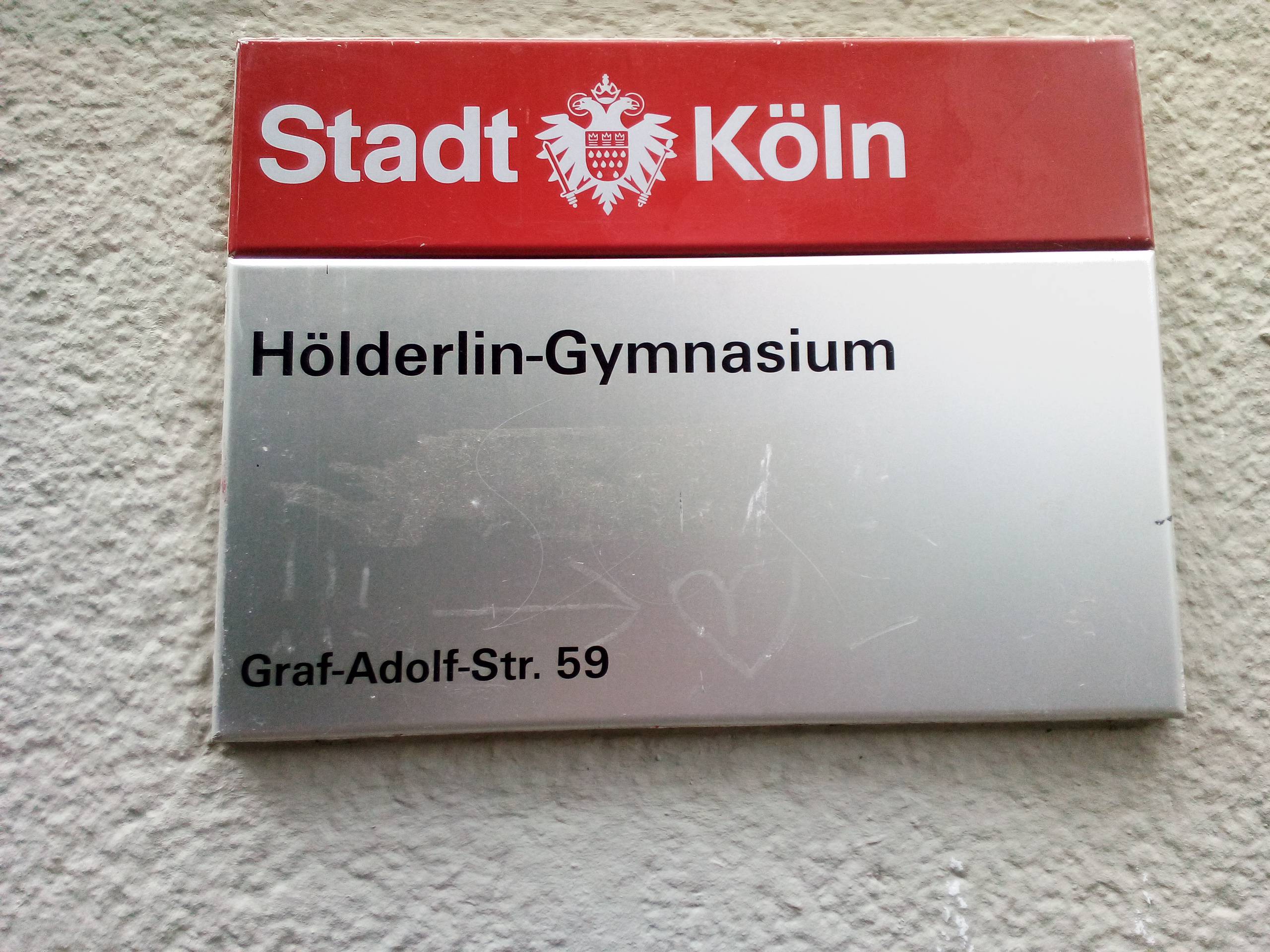 Bild 1 Städt. Hölderlin-Gymnasium in Köln