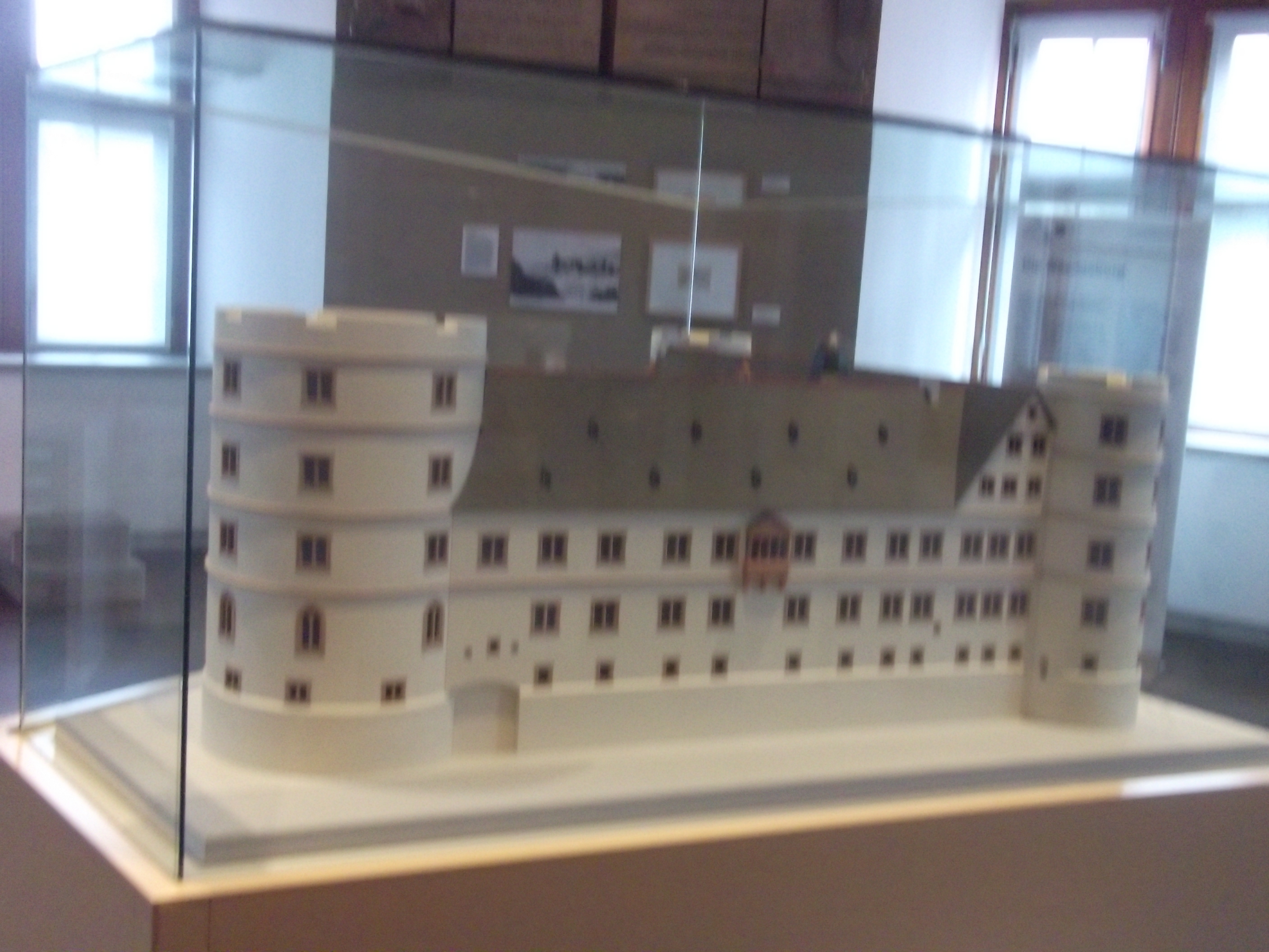 Modell der Wewelsburg in der Ausstellung
