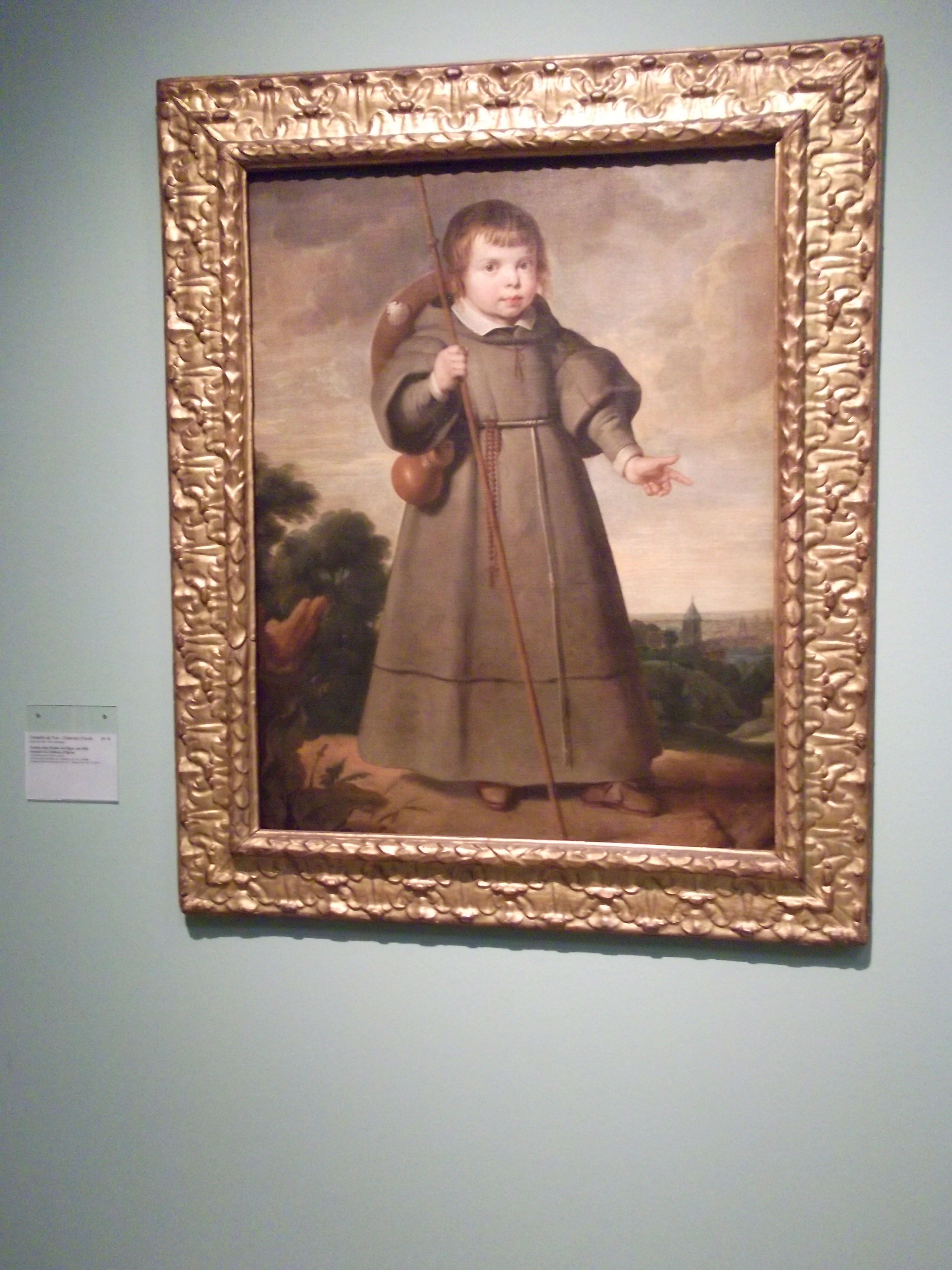 Portrait eines Kindes als Pilger von 1640