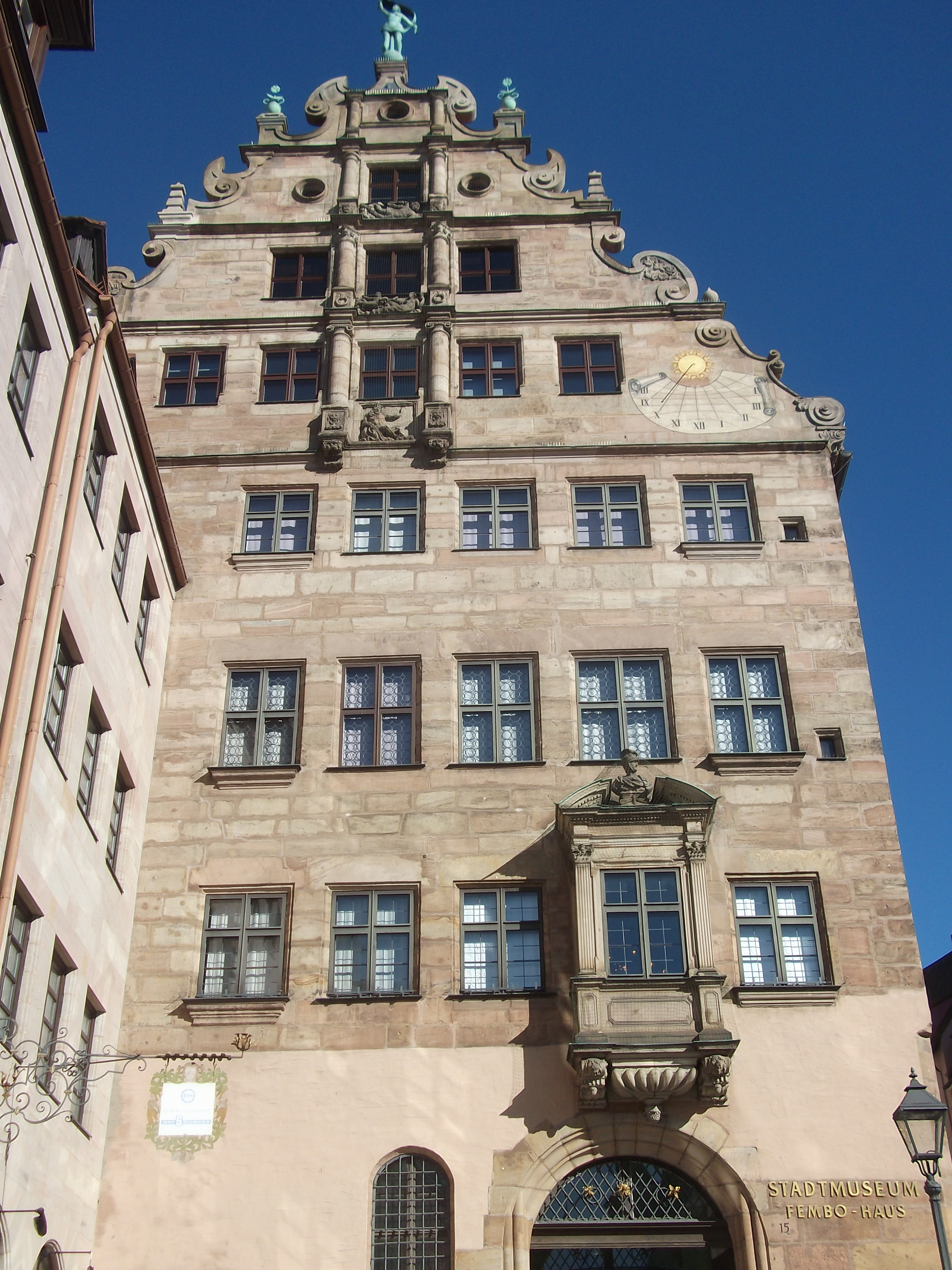 Die Renaissancefront vom Stadtmuseum - Fembohaus