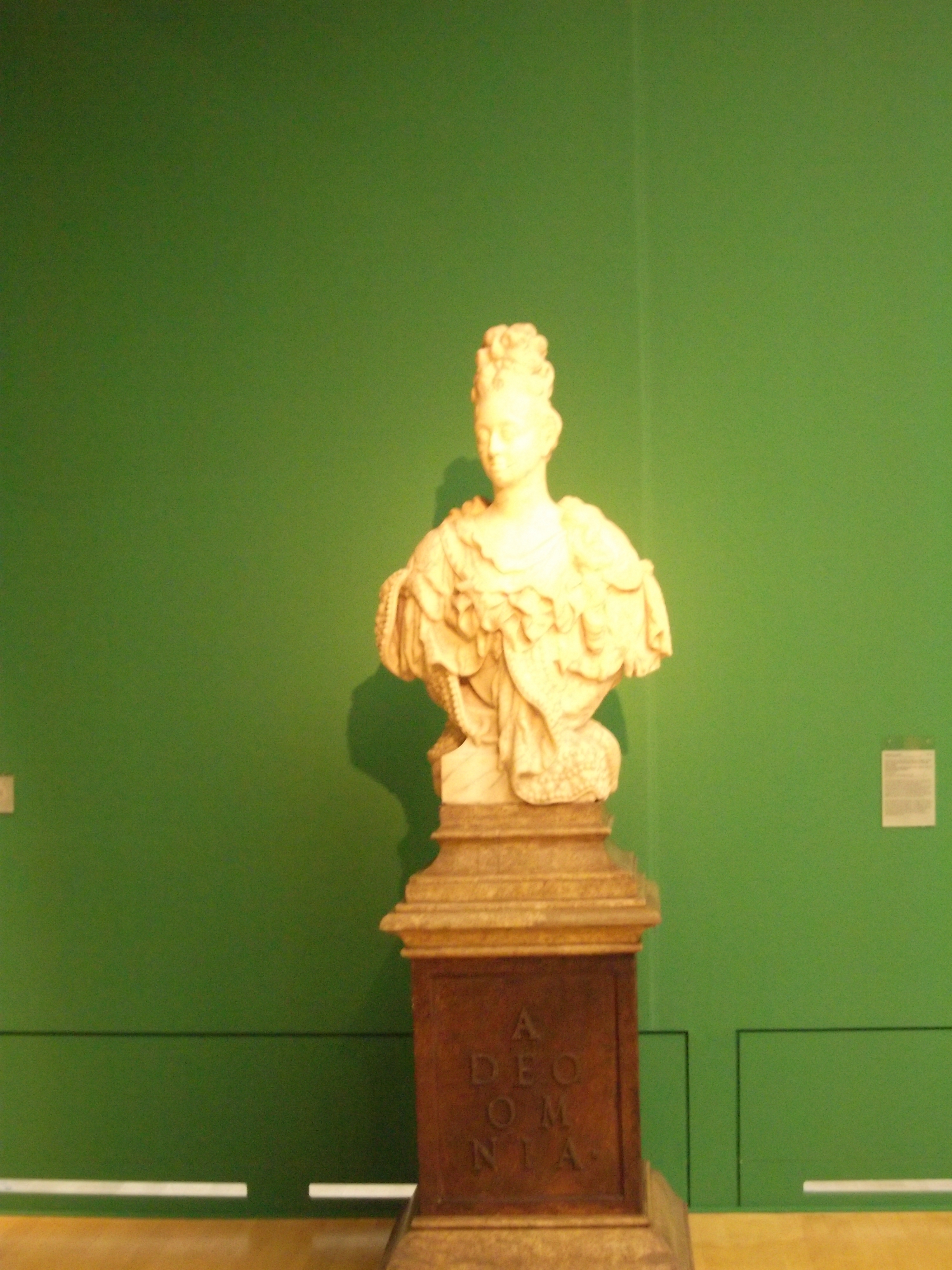 Die schöne italienische Gemahlin 
Anna Maria Luisa de Medici als Pendant zum Jan Wellem