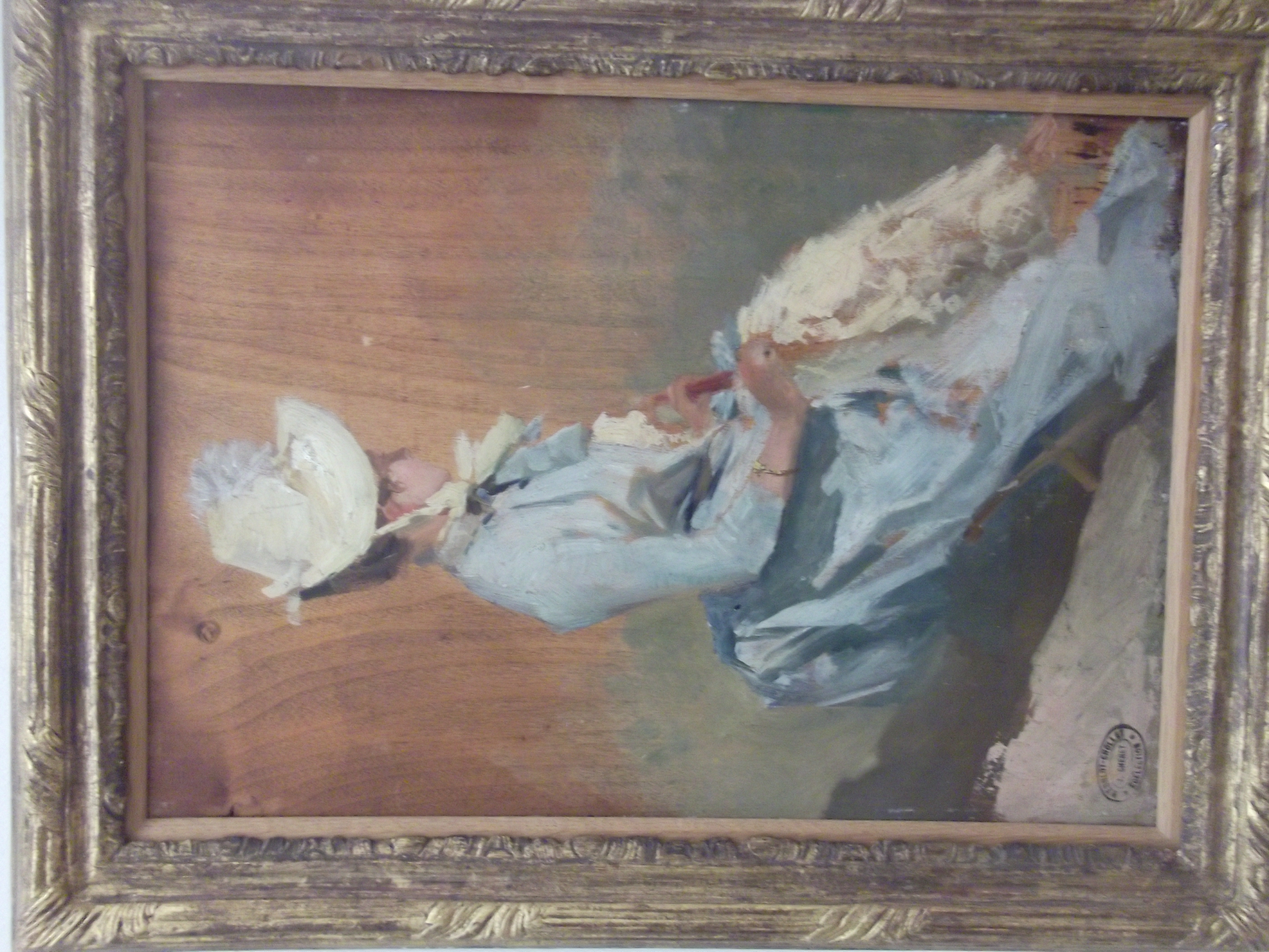 Jules Chéret (1836-1932) sitzende Dame 1879-94