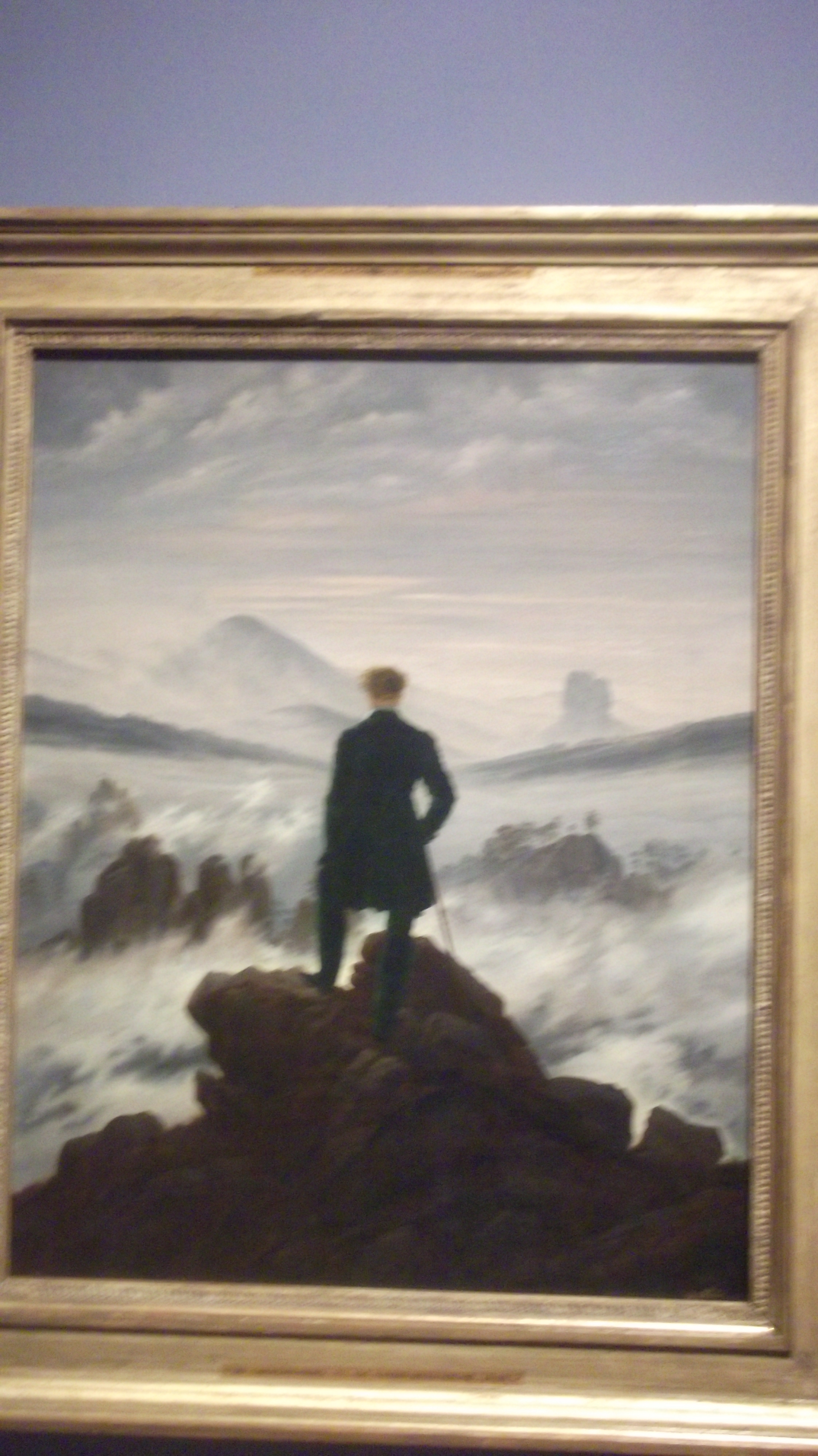 Caspar David Friedrich - Wanderer über dem Nebelmeer um 1817