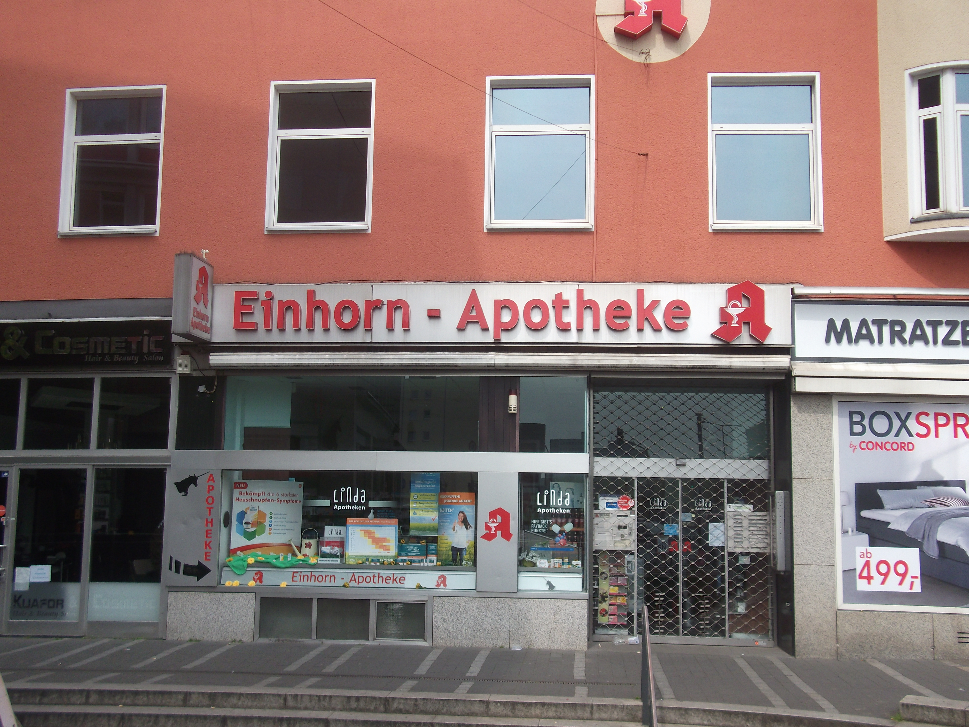 Bild 1 Einhorn-Apotheke A. Kuhlen in Köln
