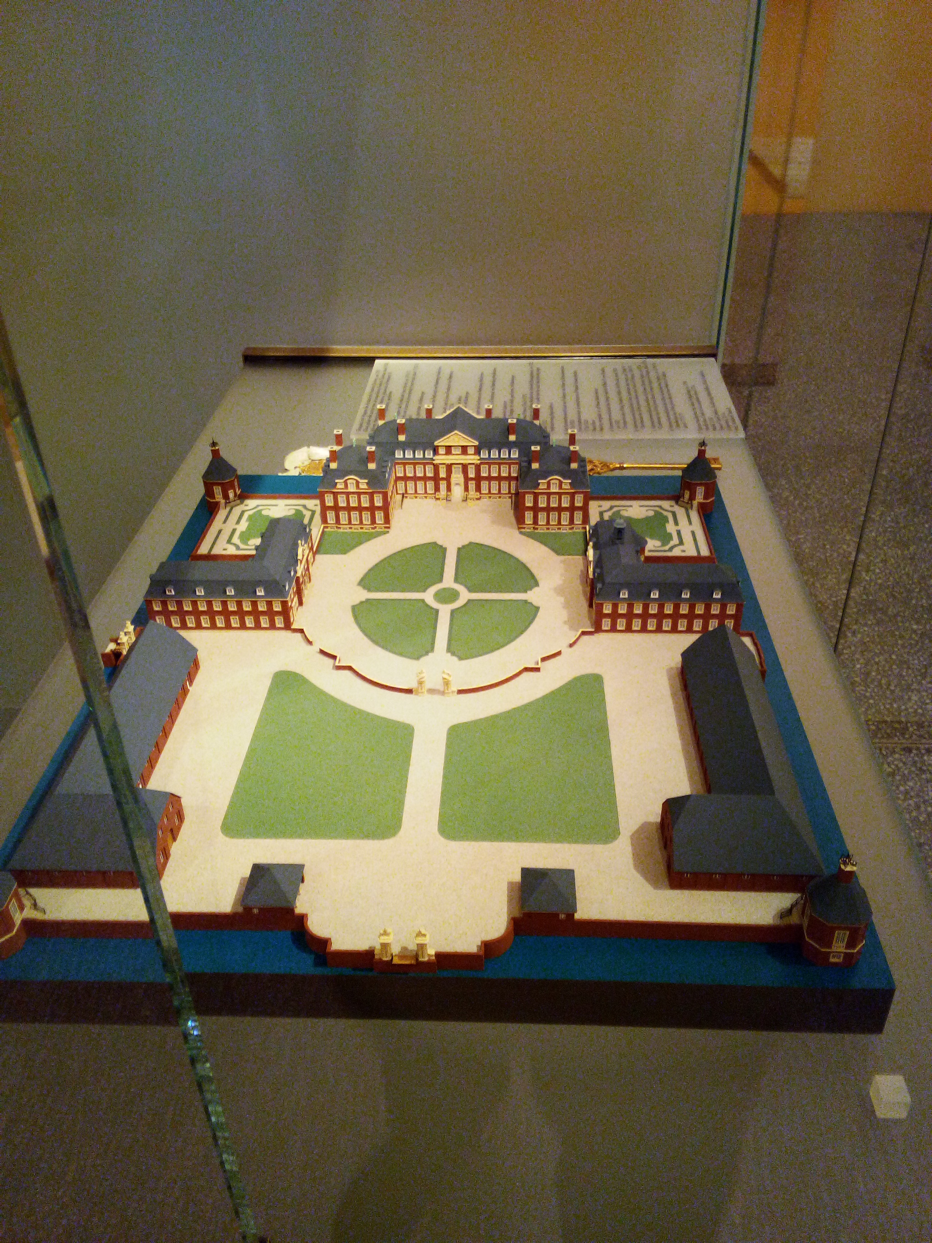 Modell des barocken Residenzschlosses