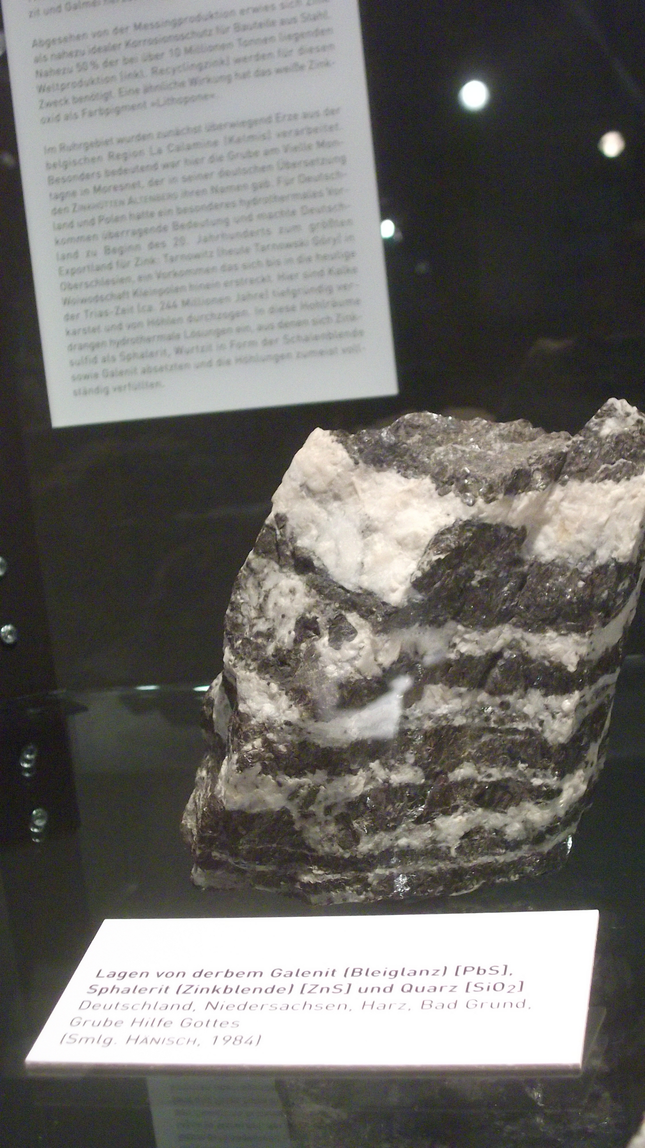 ungew&ouml;hnliche Mineralien- Galenit aus Bad Grund