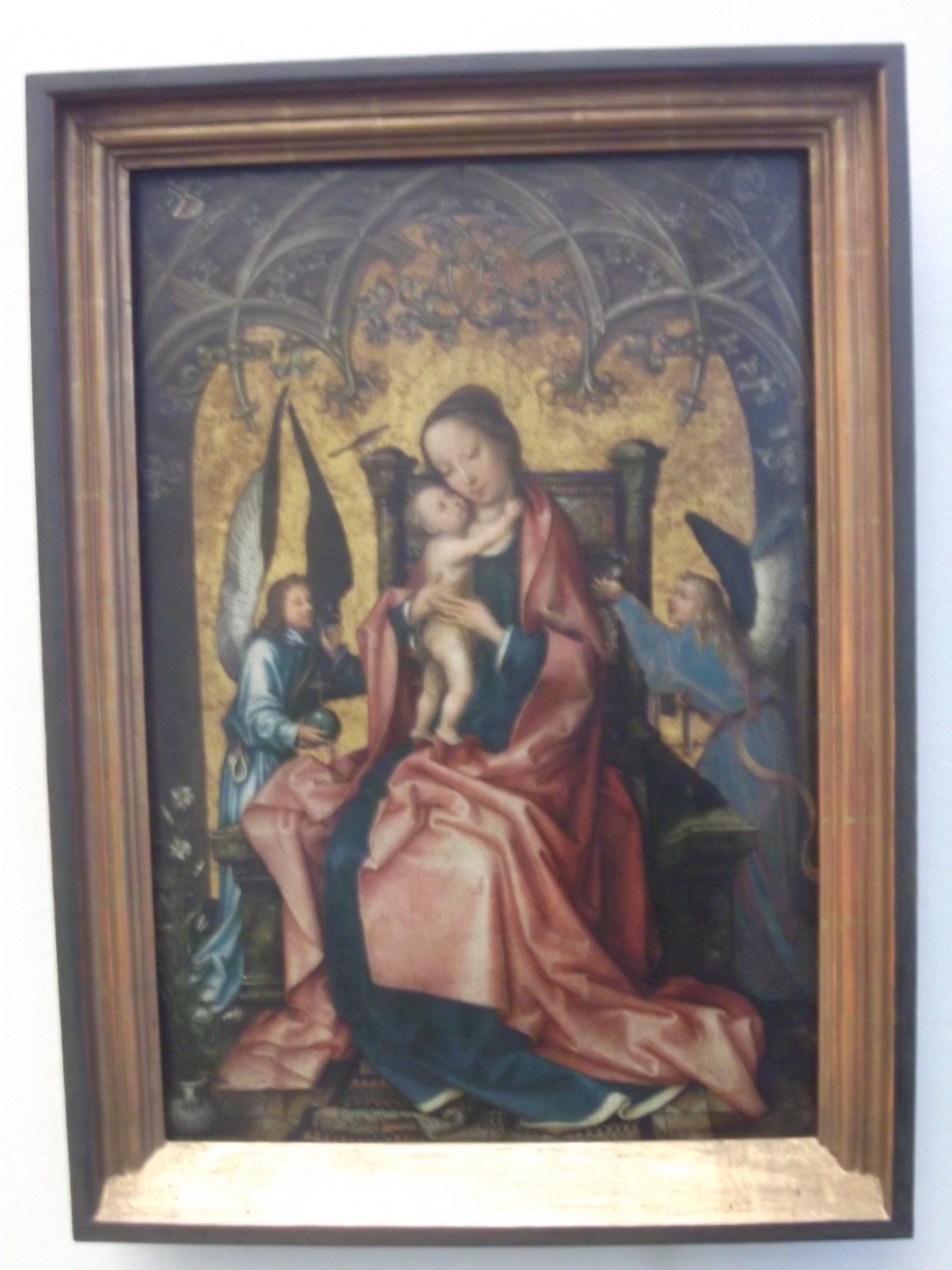 Hans Holbein d. Ä. Thronende Muttergottes