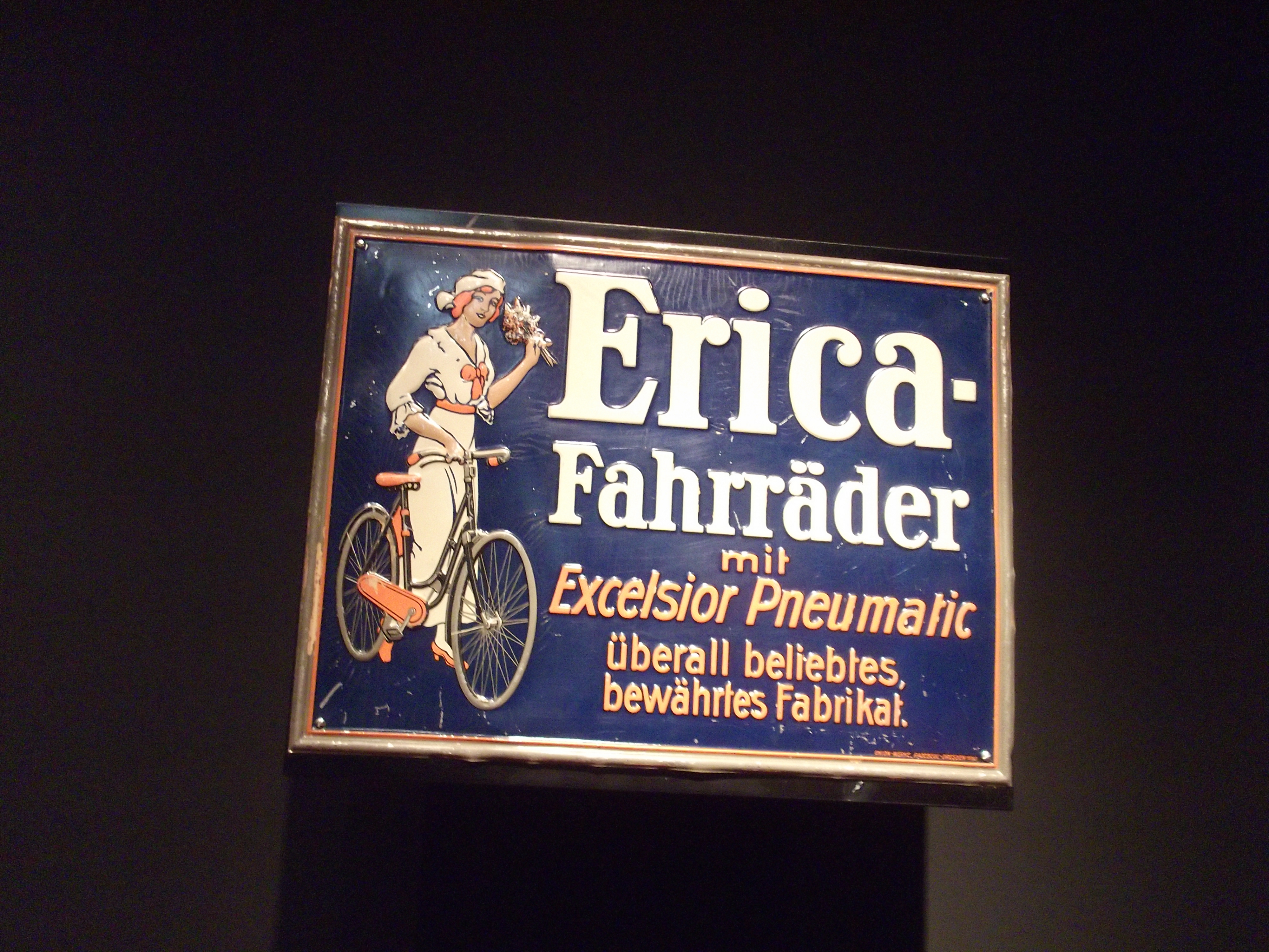 historische Fahrradwerbung