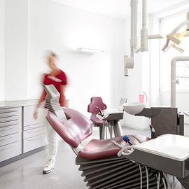 Behandlungszimmer der Zahnarztpraxis Zahnärzte am schönen Turm in Erding