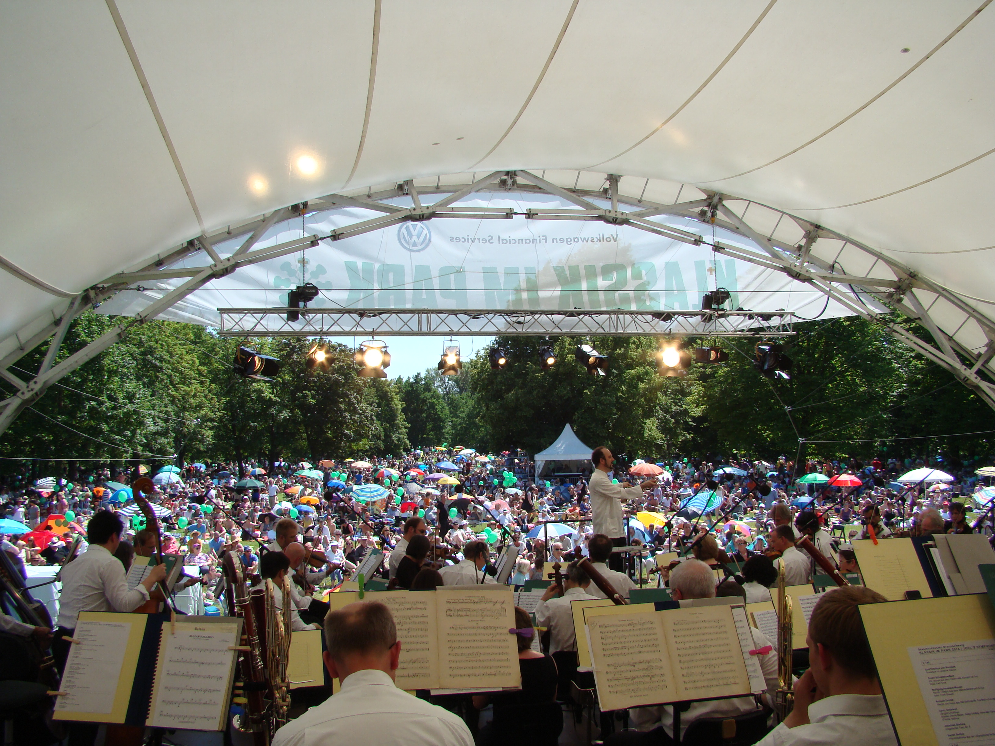 Symponic Stage,Orchester Open Air, Klassik im Park