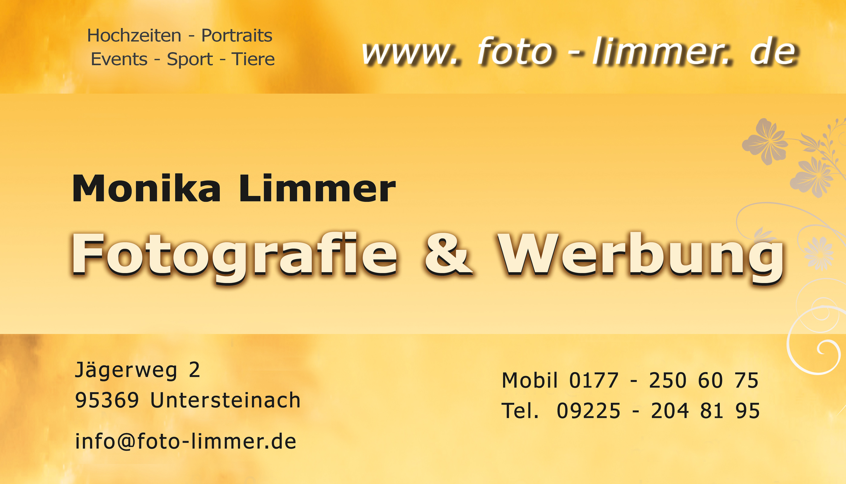 Firma, Fotografie  Werbung, Monika Limmer, Kulmbach