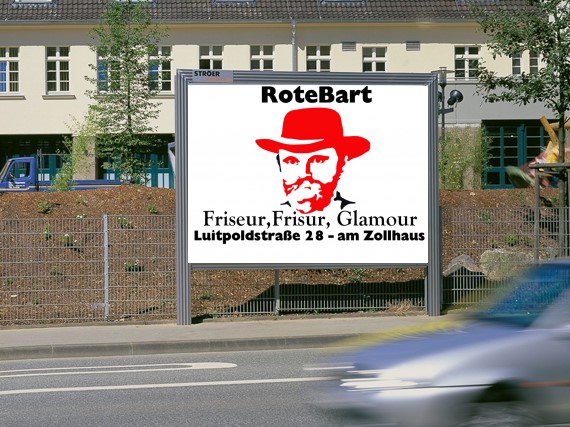 Friseur RoteBart nahe Werner von Siemens Straße - Zollhaus Erlangen