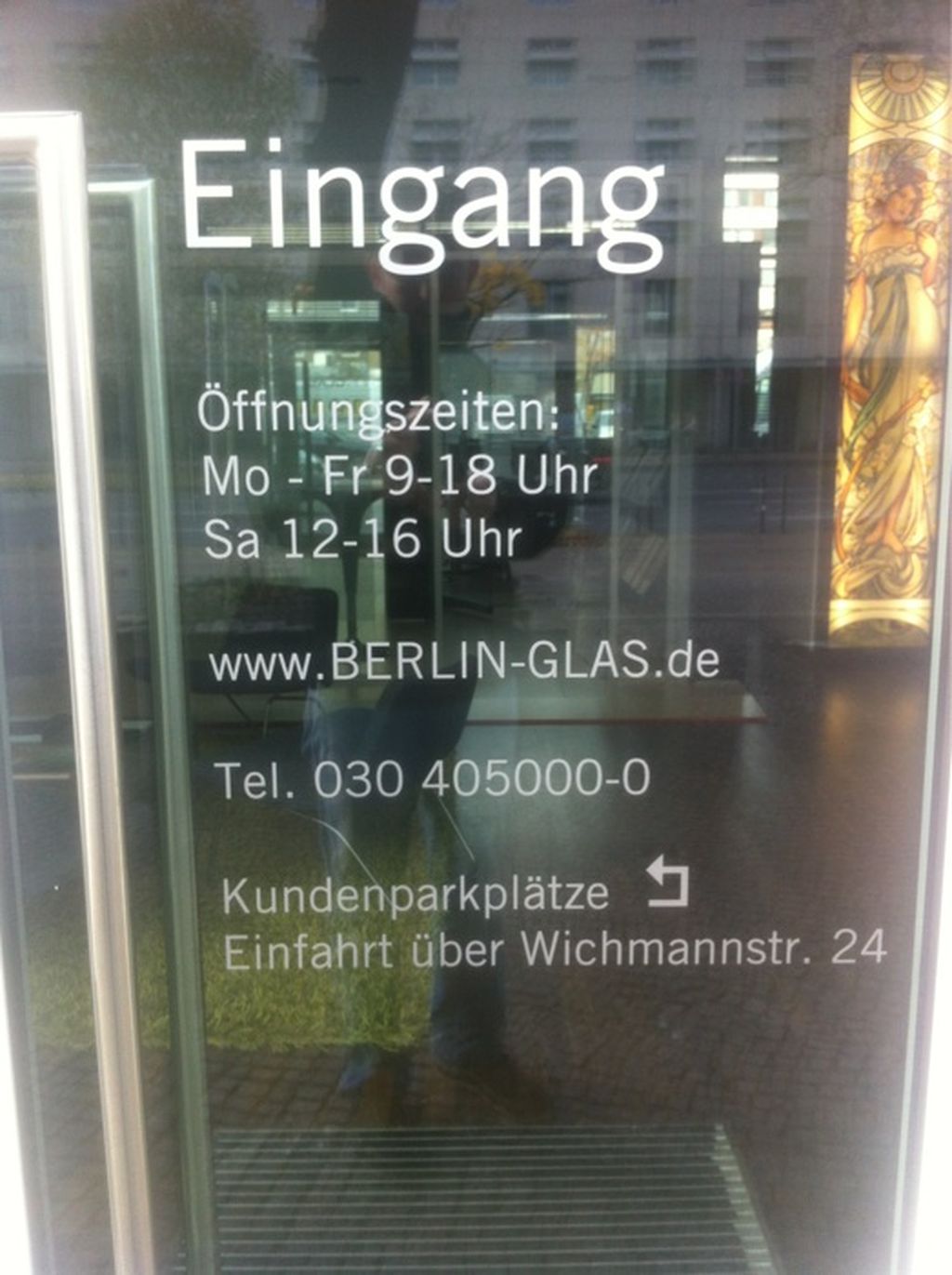 Nutzerfoto 1 Berlin-Glas.de Mergner & Speidel Glaserei u. Kunstglaserei OHG Glaserei