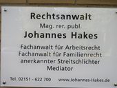 Nutzerbilder Hakes Johannes Mag.rer.publ. Rechtsanwalt für Arbeitsrecht