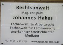 Bild zu Rechtsanwalt Hakes - Arbeitsrecht und Familienrecht für Krefeld und Umgebung hier !