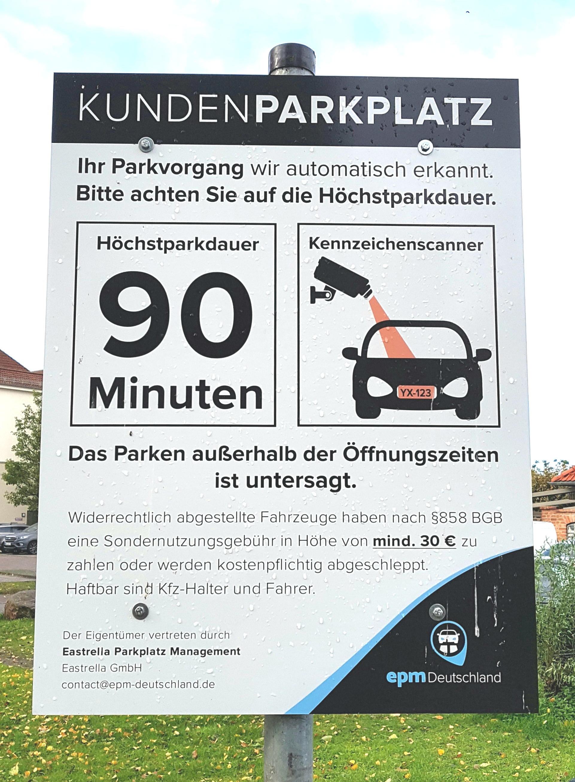 Parkregelung seit Sommer 2023