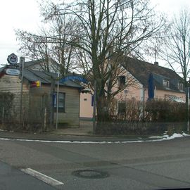 Biergarten - Gasthaus zum Schützen - Straßenansicht im Winter