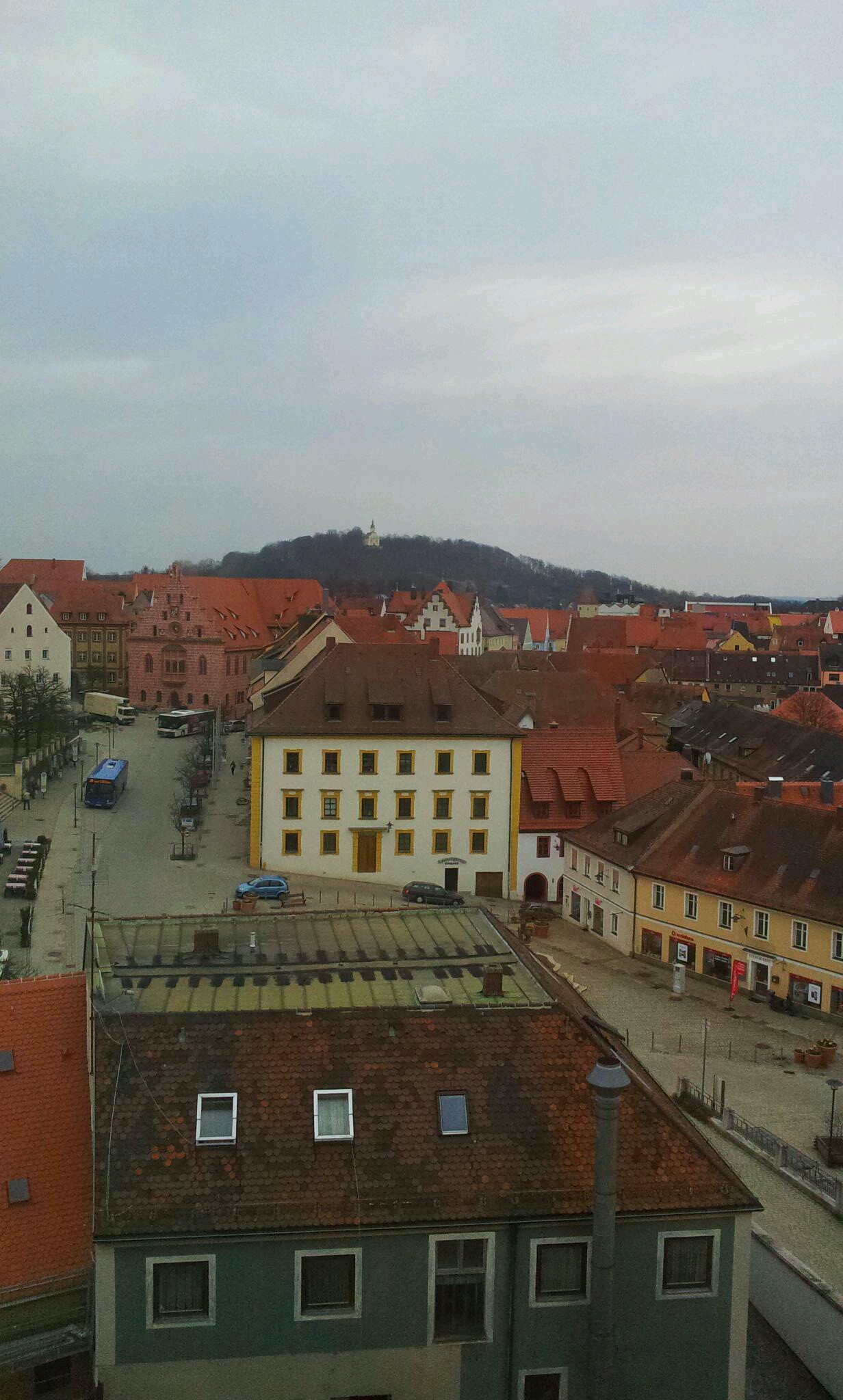 Blick vom Schloss auf die Stadt