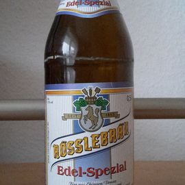 Edel-Spezial von der Rösslebräu in Ehingen.