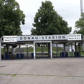 Eingang zum Donaustadion in Ulm.