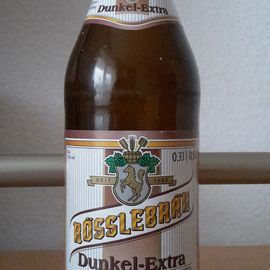 Dunkel-Extra (Spezialbier) von der Rösslebräu in Ehingen.