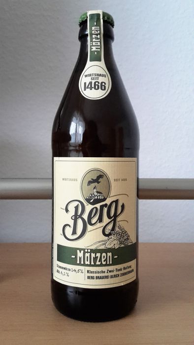 Das Märzen der Berg Brauerei Ulrich Zimmermann.