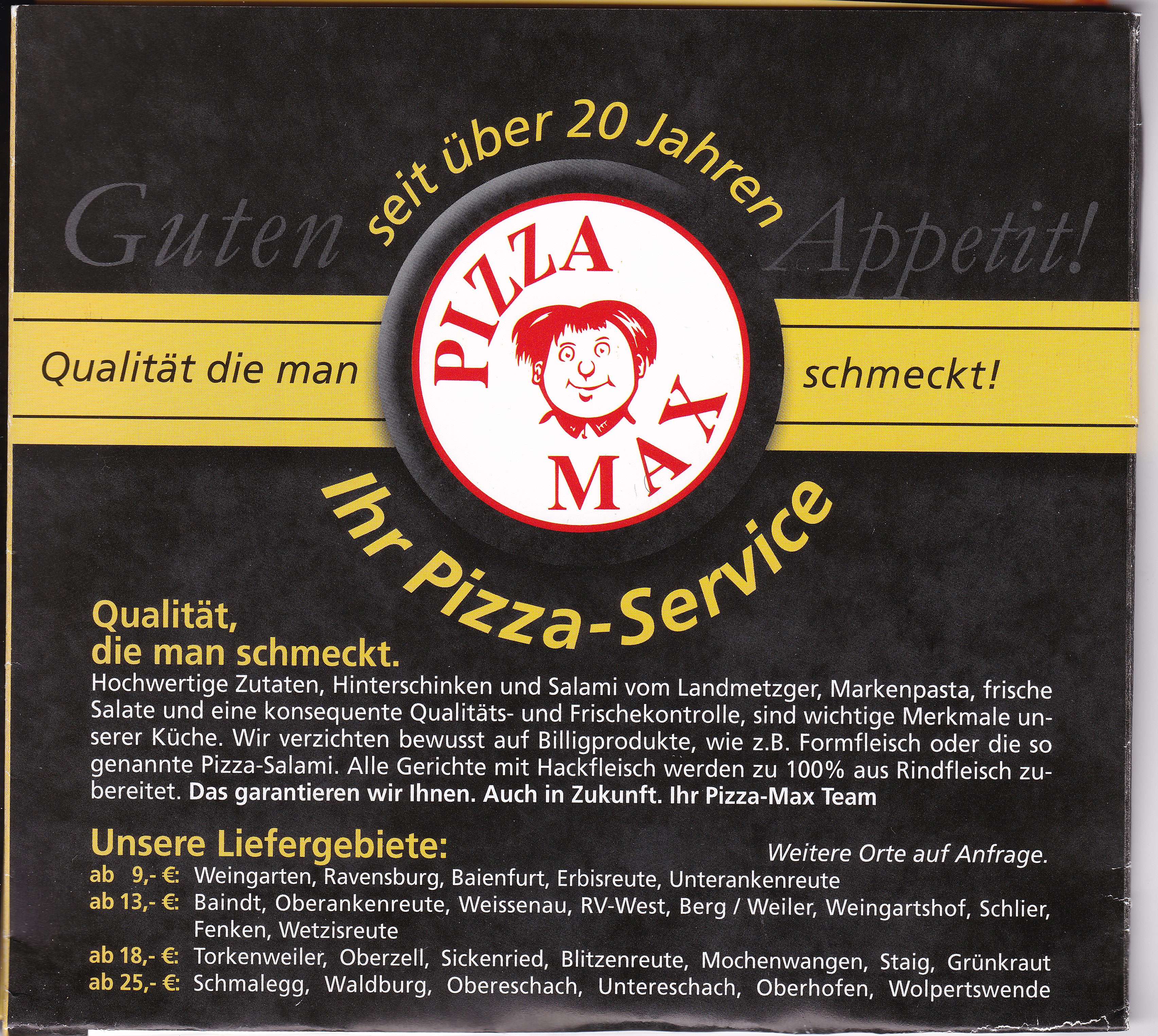 Pizza Max in Weingarten