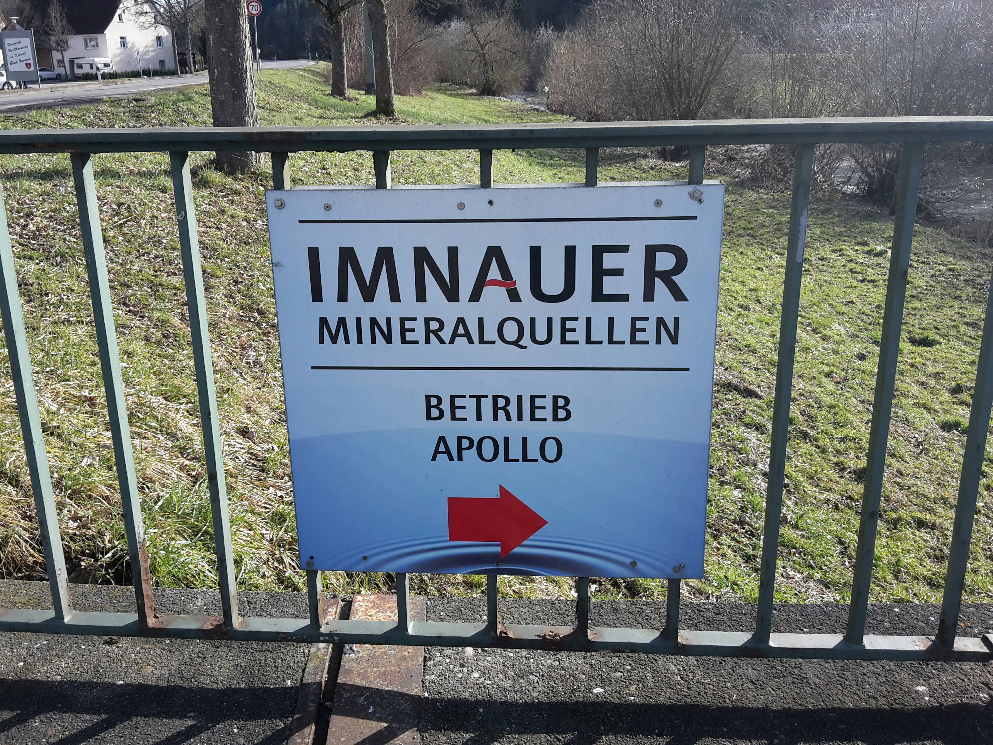 Imnauer Mineralquellen - Betrieb Apollo