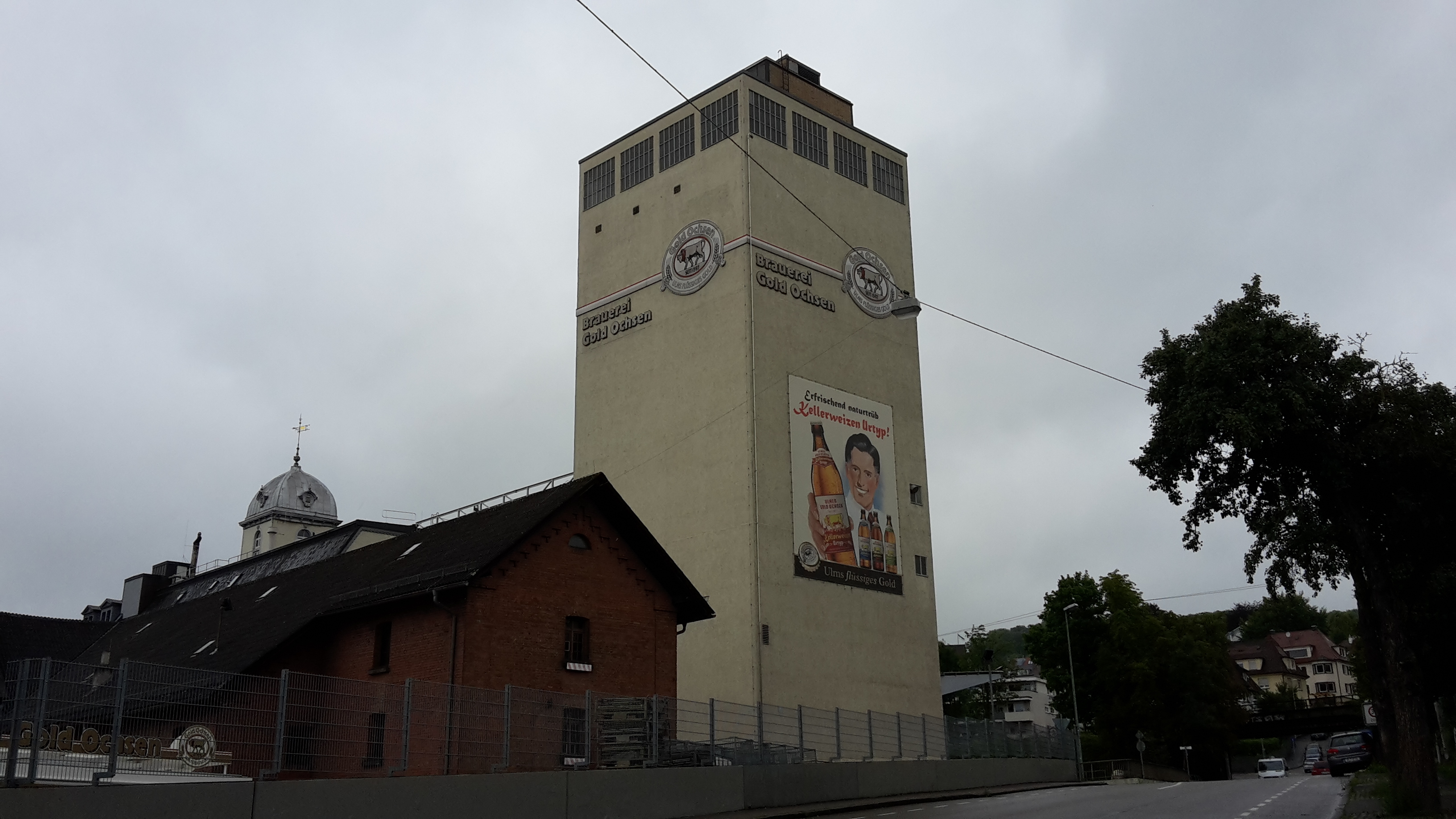 Brauerei Gold Ochsen in Ulm.