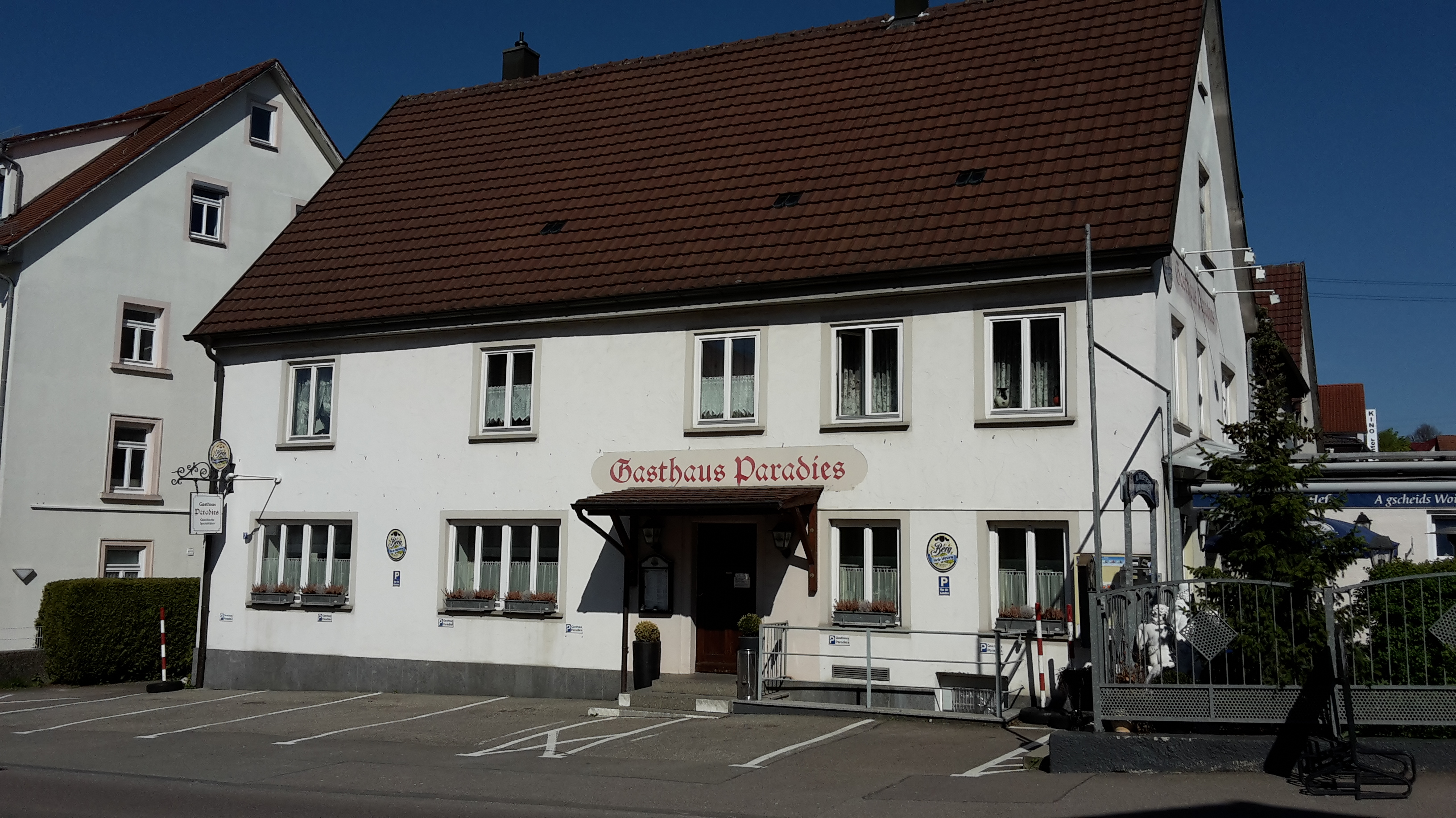 Gasthaus Paradies in Ehingen (Donau).