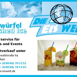 DIE EISWELT Eiswürfel & Crushed Ice Cocktail Maschinen Verleih in Rain am Lech