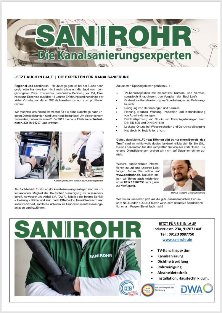 Bild 4 Sanirohr GmbH in Lauf a.d.Pegnitz