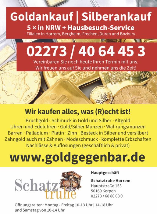 Nutzerbilder Schatztruhe GmbH & Co.KG Juwelier Goldankauf Uhren + Schmuck