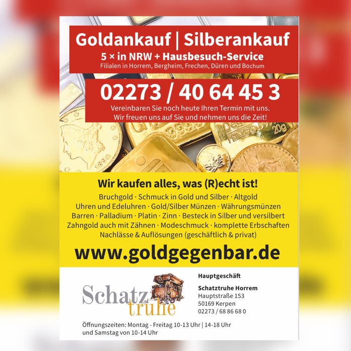 Nutzerbilder Schatztruhe GmbH & Co.KG Juwelier Goldankauf Uhren + Schmuck