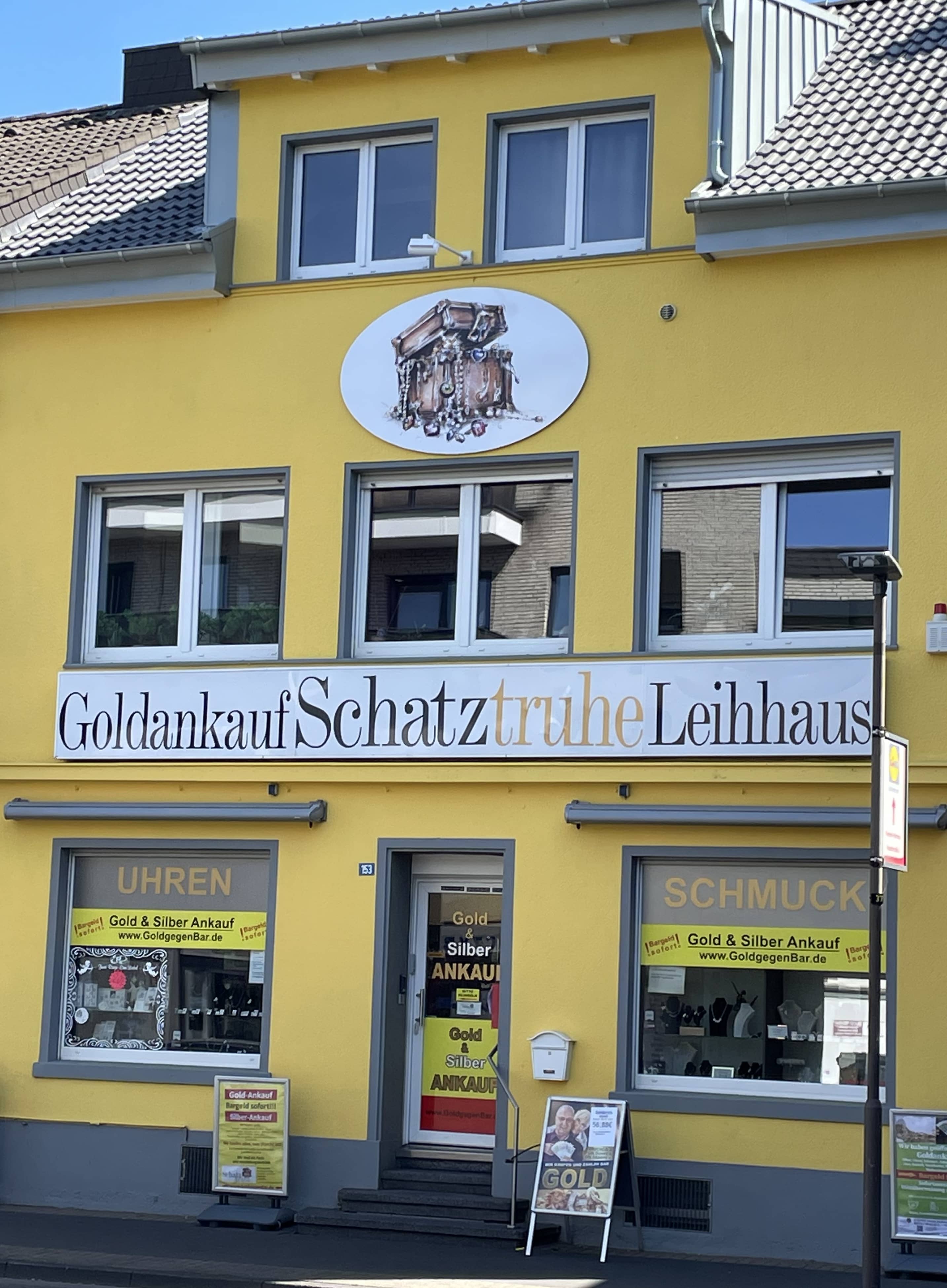 Schatztruhe GmbH u. Co. KG Juwelier Goldankauf Uhren + Schmuck, Hauptstrasse 159, 50169 Kerpen
