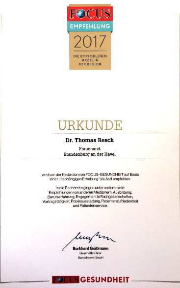 Resch Bernhard Dr.med. Fachärzte für Frauenheilkunde , Resch Thomas Dr.med. Gynäkologische Onkologie