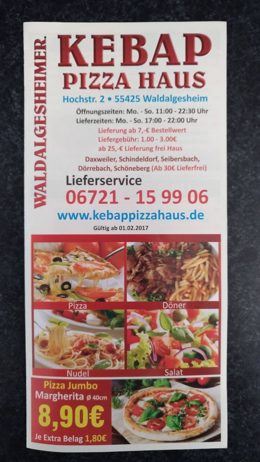 Kebap Pizza Haus 2 Bewertungen Waldalgesheim